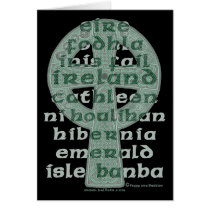 Celtic Card, Irish Cross Design