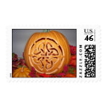 Celtic carved pumpkin stamp
