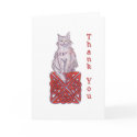 Celtic Cat Thank You Note cards