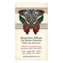 Celtic Cats Design Business Cards