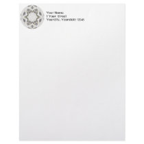 Celtic Chainlink Kaleidoscope Mandala Custom Letterhead