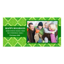 Celtic Christmas Photo Card