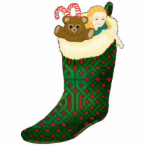 Celtic Christmas Stocking Ornaments photo sculptures