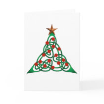 celtic Christmas tree cards by voodoomama celtic Christmas tree cards