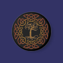 Celtic Circle Tree of Life Irish-supporter Magnet magnets