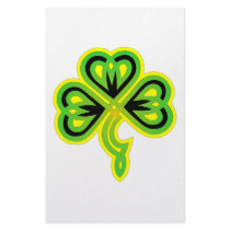 Celtic Clover stationery by Mustang_Lady Celtic Clover stationery