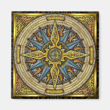 Celtic Compass Magnet