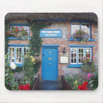 Celtic Cottages - Blue Door mousepads