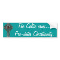 Celtic Cross 2 Bumper Sticker bumper stickers