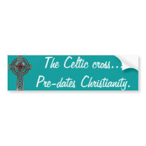 Celtic Cross 2 Bumper Sticker bumper stickers