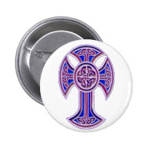 Celtic Cross 2 Purple Pin