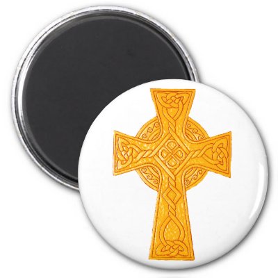 Celtic Cross 3 Gold Magnets by fstasu60 Celtic Crosses were carved from the