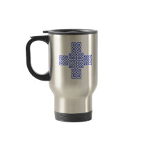 Celtic Cross 6 Blue Coffee Mug