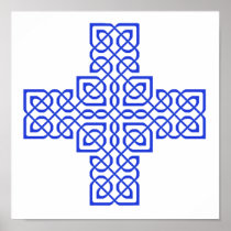 Celtic Cross 6 Blue Print