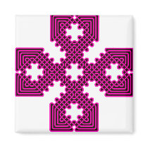 Celtic Cross 8 Red magnets