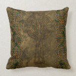 Celtic Cross and Celtic Knots Throw Pillow