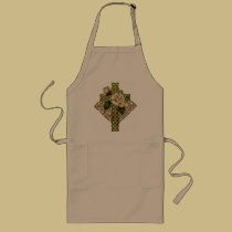 Celtic Cross and Roses aprons