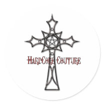 Celtic Cross black stickers by hardcorecouture Celtic Cross black stickers