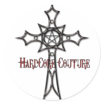 Celtic Cross black stickers by hardcorecouture Celtic Cross black stickers