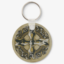 Celtic Cross Bodhran keychain