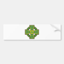 celtic cross bumper sticker