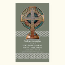 Celtic Cross Business Cards