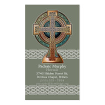 Celtic Cross Business Cards