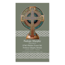 Celtic Cross Business Cards
