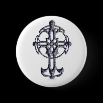 Celtic Cross Button