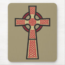 Celtic Cross Computer Mousepad