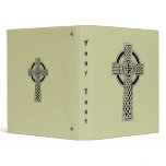 Celtic Cross Design Sage Green Scrapbook Binder