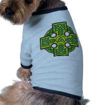 celtic cross pet tee