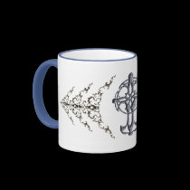 Celtic Cross Drinkware mugs by Rockangel1 Celtic Cross Drinkware mugs