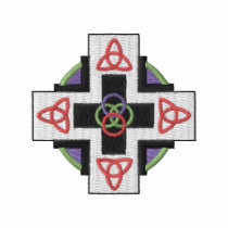 Celtic Cross embroidered shirts
