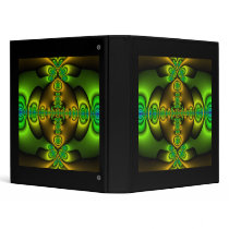 Celtic Cross Fractal Art Vinyl Binders