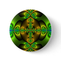 Celtic Cross Fractal Art Pin
