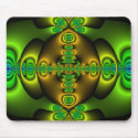 Celtic Cross Fractal Art Mouse Pads