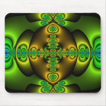 Celtic Cross Fractal Art Mouse Pads