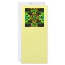 Celtic Cross Fractal Art Customized Rack Card
