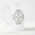 Celtic Cross Frosted Mug mug