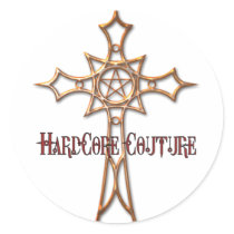 Celtic Cross gold stickers by hardcorecouture Celtic Cross gold stickers