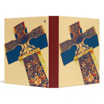 Celtic Cross Grunge Avery Binder