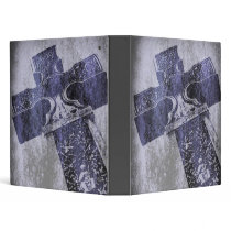 Celtic Cross Grunge Avery Binder