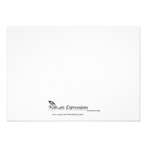 Celtic Cross in Silver and White Custom Invites