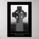 CELTIC CROSS, ISLE OF SKYE, SCOTLAND POSTERS