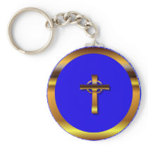 Celtic cross keychain