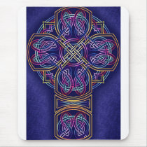 Celtic cross mousepad