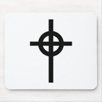 Celtic cross mousepads