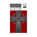 Celtic Cross Postage Stamp