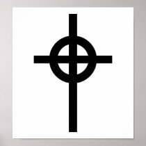 Celtic cross poster